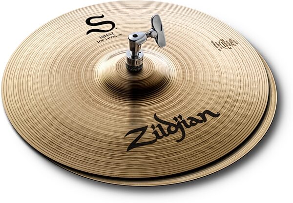 open zoom image for Zildjian S-Series Performer Cymbal Set, 14" Hats, 16" and 18" Crashes, 20" Ride, Action Position Back