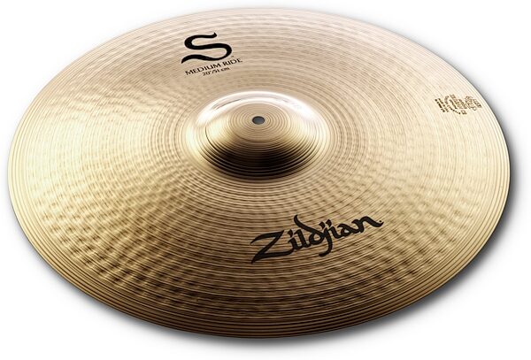 open zoom image for Zildjian S-Series Performer Cymbal Set, 14" Hats, 16" and 18" Crashes, 20" Ride, Action Position Back