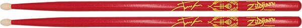 open zoom image for Zildjian Josh Dun Signature Drumsticks, Clancy Red, Action Position Back