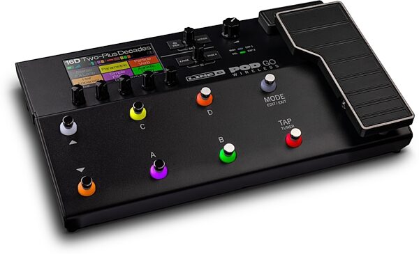 open zoom image for Line 6 POD Go Wireless Guitar Multi-Effects Processor, New, Angled Front