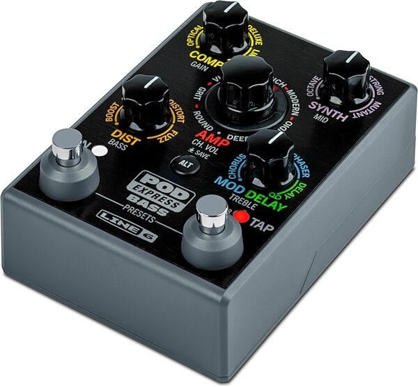 open zoom image for Line 6 POD Express Bass Multi-FX and Amp Modeling Pedal, New, Action Position Back