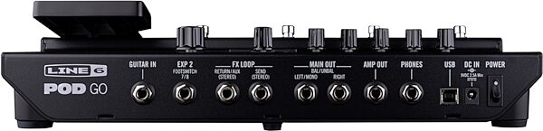 open zoom image for Line 6 POD Go Guitar Effects Processor Pedalboard, Black, Action Position Back