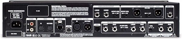 open zoom image for Line 6 Pod HD Pro Rackmount Multi-Effects Processor, Back
