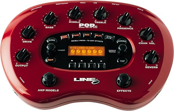 open zoom image for Line 6 PODxt Guitar Amp Modeling Processor, Main
