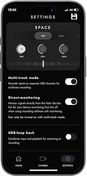 open zoom image for Blackstar Polar Go 2-Channel USB Audio Interface with Built-in Microphones, New, Action Position Back