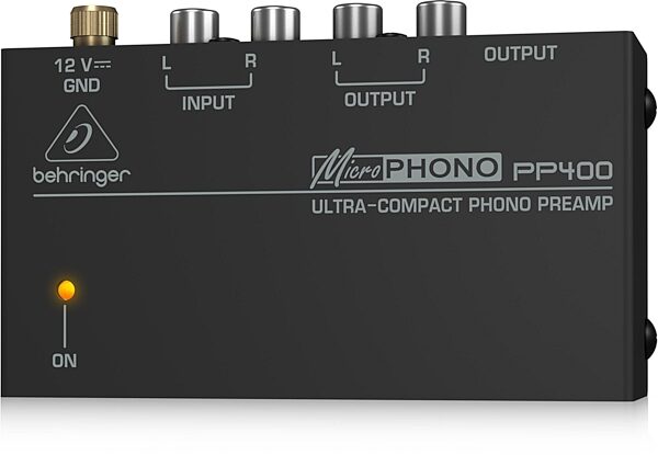 open zoom image for Behringer PP400 MicroPHONO Ultra-Compact Phono Preamp, Main