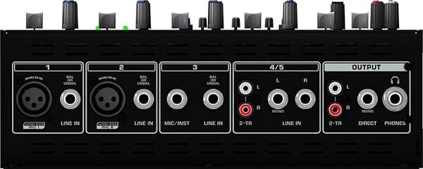 open zoom image for Behringer PPA200 Europort PA System (200 Watts), Mixer Left