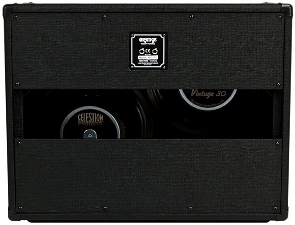 open zoom image for Orange PPC212-OB Guitar Speaker Cabinet (120 Watts, 2x12"), Black, Black - Back