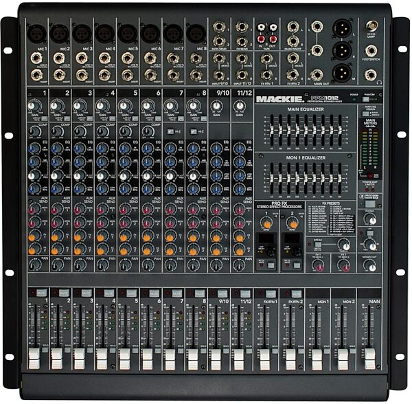 open zoom image for Mackie PPM1012 12-Channel Powered Mixer (Stereo, 1600 Watts), Main