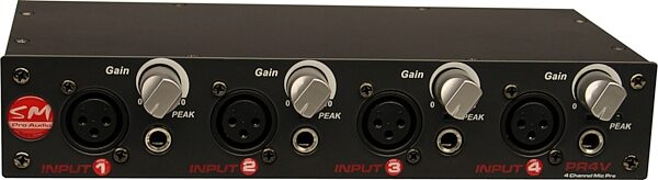 open zoom image for SM Pro Audio PR4V 4-Channel Microphone Preamp, Main