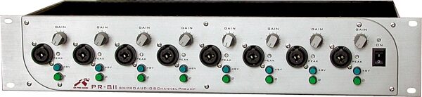 open zoom image for SM Pro Audio PR8 MKII 8-Channel Microphone Preamp with Phantom Power, Main