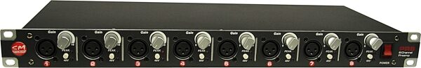 open zoom image for SM Pro Audio PR8 8-Channel Microphone Preamp, Main