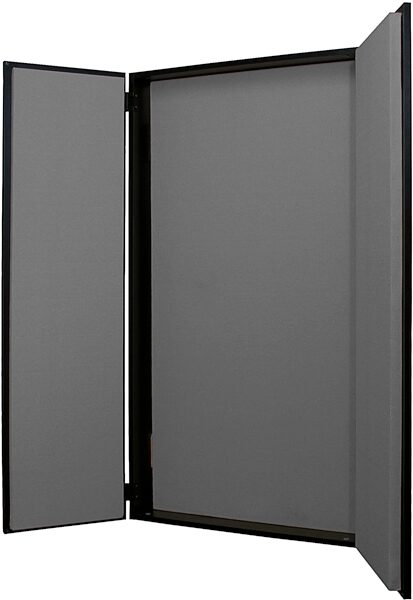 open zoom image for Primacoustic FlexiBooth Instant Vocal Booth, Gray, Action Position Front