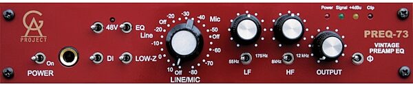 open zoom image for Golden Age Project PREQ-73 Microphone Preamplifier and Equalizer, Main