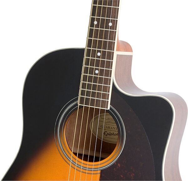 open zoom image for Epiphone J-45 EC Studio Acoustic-Electric Guitar, Vintage Sunburst Neck