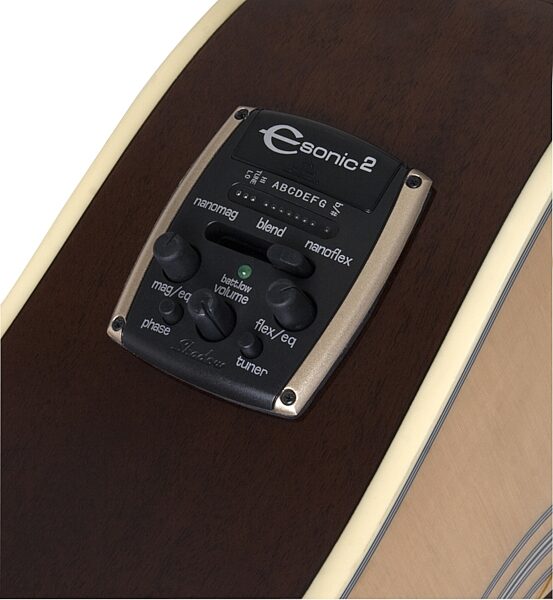 open zoom image for Epiphone Masterbilt DR-500MCE Acoustic-Electric Guitar, Natural Electronics