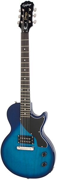 open zoom image for Epiphone Limited Edition Les Paul Junior Electric Guitar, Transparent Blue