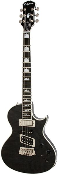 open zoom image for Epiphone Nighthawk Custom Reissue Electric Guitar, Transparent Black