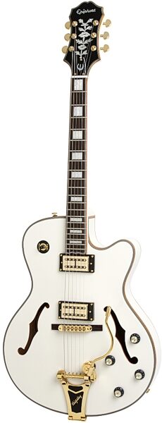 open zoom image for Epiphone Limited Edition Emperor Swingster Electric Guitar, Pearl White