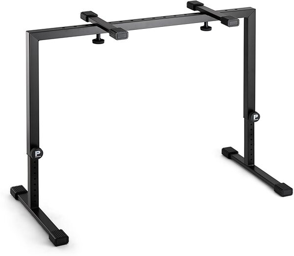 open zoom image for Profile Heavy-Duty Table-Type Keyboard Stand, Black, Action Position Back
