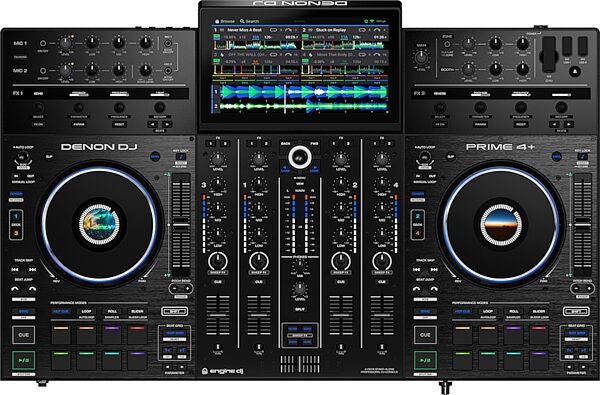 open zoom image for Denon DJ Prime 4+ Standalone DJ System, New, Action Position Back
