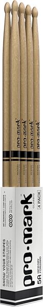 open zoom image for ProMark 5A Drumsticks, 4-Pack, Wood Tip, Action Position Back