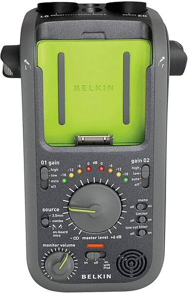 open zoom image for Belkin GoStudio Stereo Handheld Recorder for iPod, Main