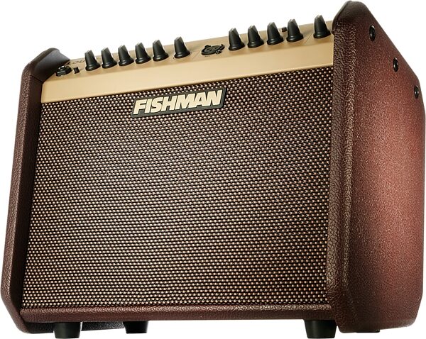 open zoom image for Fishman Loudbox Mini Acoustic Guitar Combo Amplifier with Bluetooth (60 Watts), New, Action Position Back