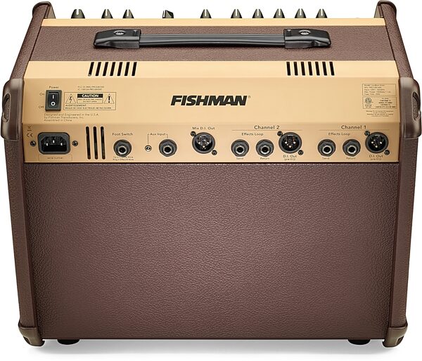 open zoom image for Fishman Loudbox Artist Acoustic Guitar Combo Amplifier with Bluetooth (120 Watts), Brown, Main Back