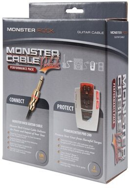 open zoom image for Monster Rock Guitar Cable and Pro 200 PowerCenter Package, Main