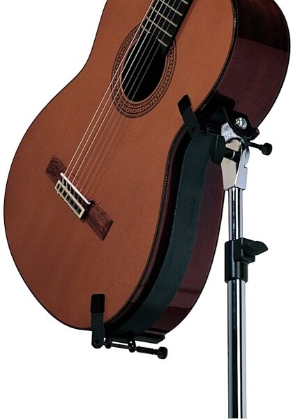 open zoom image for K&M 14761 Acoustic Guitar Performer Stand, New, In Use