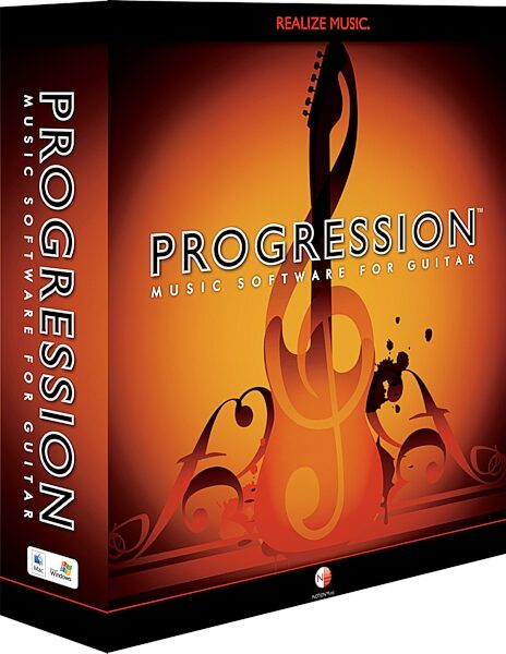 open zoom image for Notion Progression Guitar Notation/Tablature Software for Guitarists, Box View