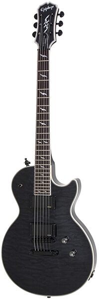 open zoom image for Epiphone Les Paul Prophecy Custom EX Electric Guitar with EMG Pickups, Midnight Ebony
