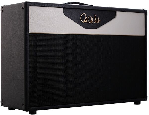open zoom image for PRS Paul Reed Smith Stealth Pine Guitar Speaker Cabinet (2x12"), Tuxedo - Angle