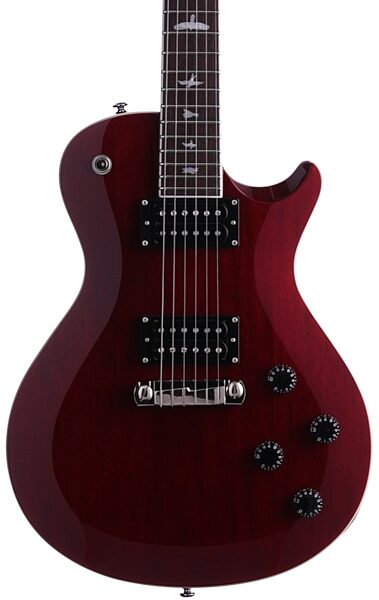 open zoom image for PRS Paul Reed Smith Mark Tremonti SE Signature Electric Guitar with Gig Bag, Vintage Cherry - Body Closeup
