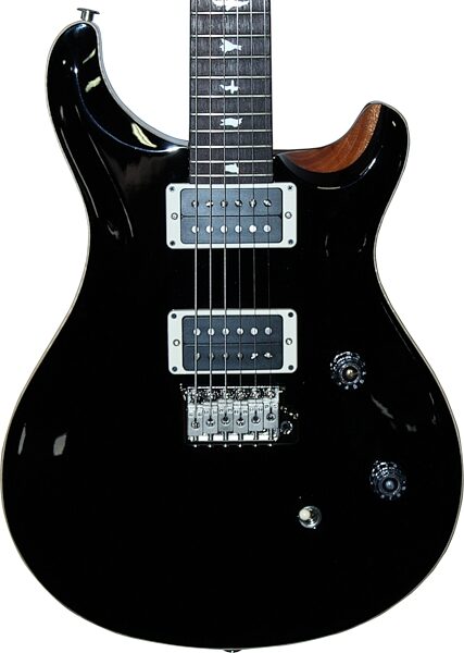 open zoom image for PRS Paul Reed Smith CE24 Limited Electric Guitar (with Gig Bag), Opaque Top with Natural Back, Black Gloss, Action Position Back