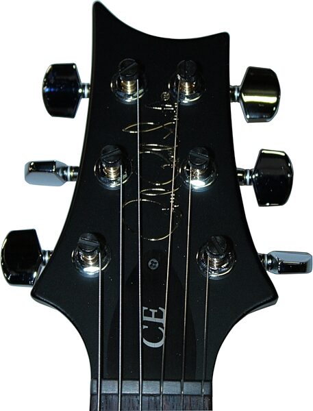 open zoom image for PRS Paul Reed Smith CE24 Limited Electric Guitar (with Gig Bag), Opaque Top with Natural Back, Black Gloss, Action Position Back