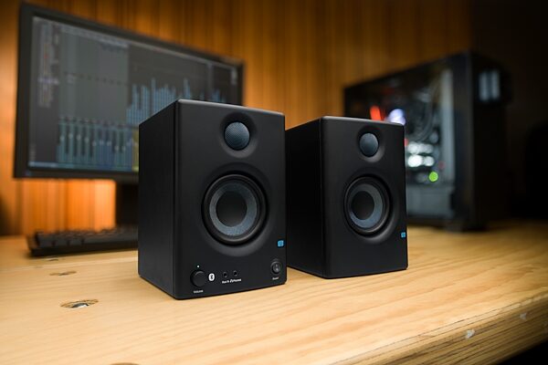open zoom image for PreSonus Eris E3.5 BT Active Powered Studio Monitors with Bluetooth, Action Position Back