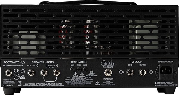 open zoom image for PRS Paul Reed Smith MT15 V2 Mark Tremonti Signature Guitar Amplifier Head (15 Watts), Open Box (Like New), Action Position Back