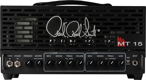 open zoom image for PRS Paul Reed Smith MT15 V2 Mark Tremonti Signature Guitar Amplifier Head (15 Watts), Open Box (Like New), Action Position Back