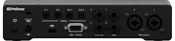 open zoom image for PreSonus Quantum HD 2 20x24 USB-C Audio Interface, New, Action Position Back