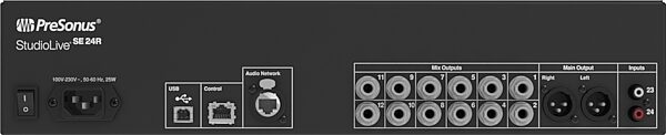 open zoom image for PreSonus StudioLive Series III SE 24R Digital Rack Mixer, Open Box (Very Good), Action Position Back