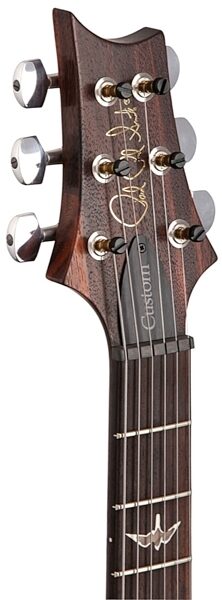 open zoom image for PRS Paul Reed Smith Custom 24 Electric Guitar with Case (with Thin Neck and Rosewood Fingerboard), Faded Gray Black Headstock