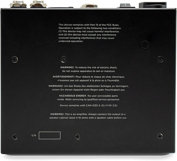 open zoom image for Seymour Duncan PowerStage 200 Pedal Amp, Silver, Action Position Back