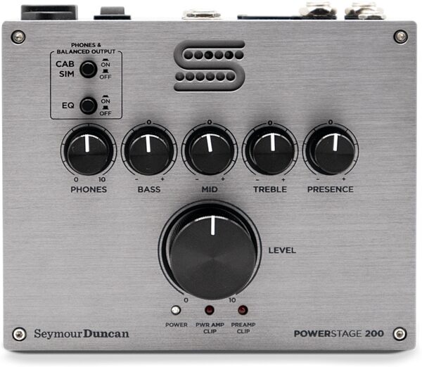 open zoom image for Seymour Duncan PowerStage 200 Pedal Amp, Silver, Action Position Back