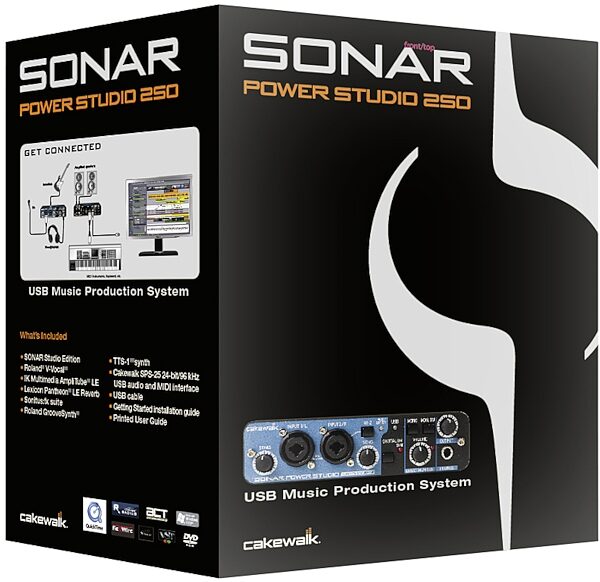 open zoom image for Cakewalk SONAR PowerStudio 250, Box View