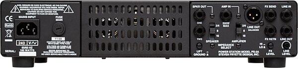 open zoom image for Fryette PS-2A Power Station Integrated Reactance Amp v2, New, Rear
