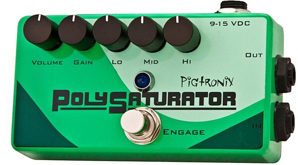 open zoom image for Pigtronix PolySaturator Distortion and EQ Pedal, Angle