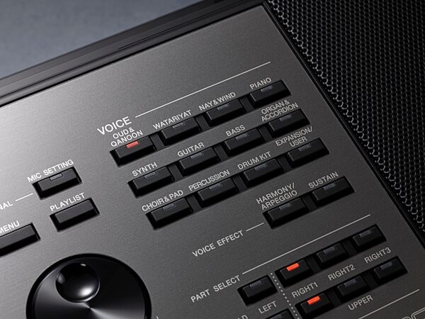 open zoom image for Yamaha PSR-A5000 World Music Style Arranger Keyboard, New, Detail Control Panel