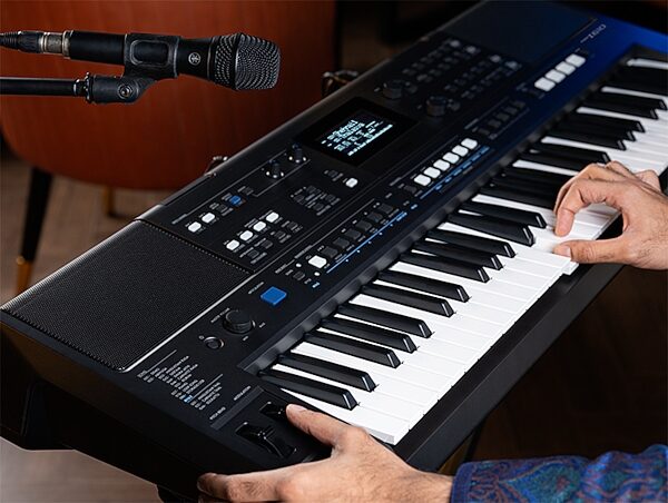 open zoom image for Yamaha PSR-I610 Portable Keyboard, Open Box (Like New), Action Position Back